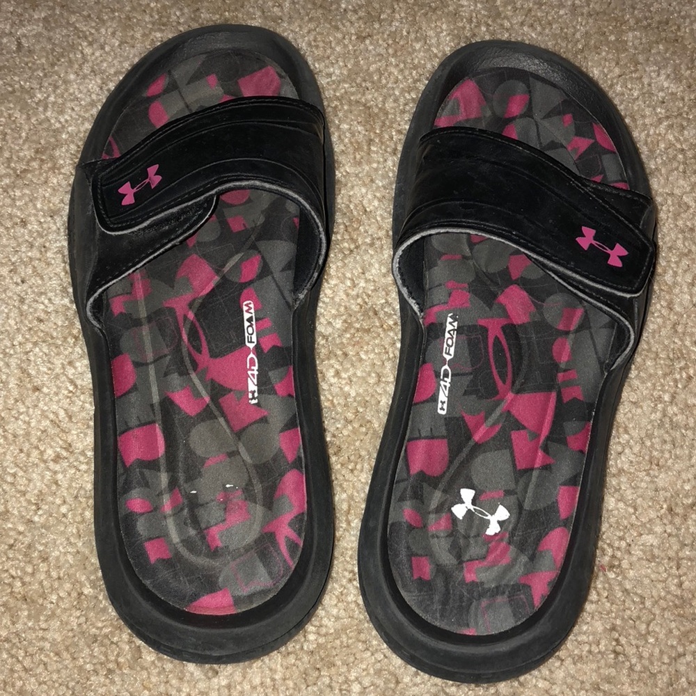 Under armour foam slides
